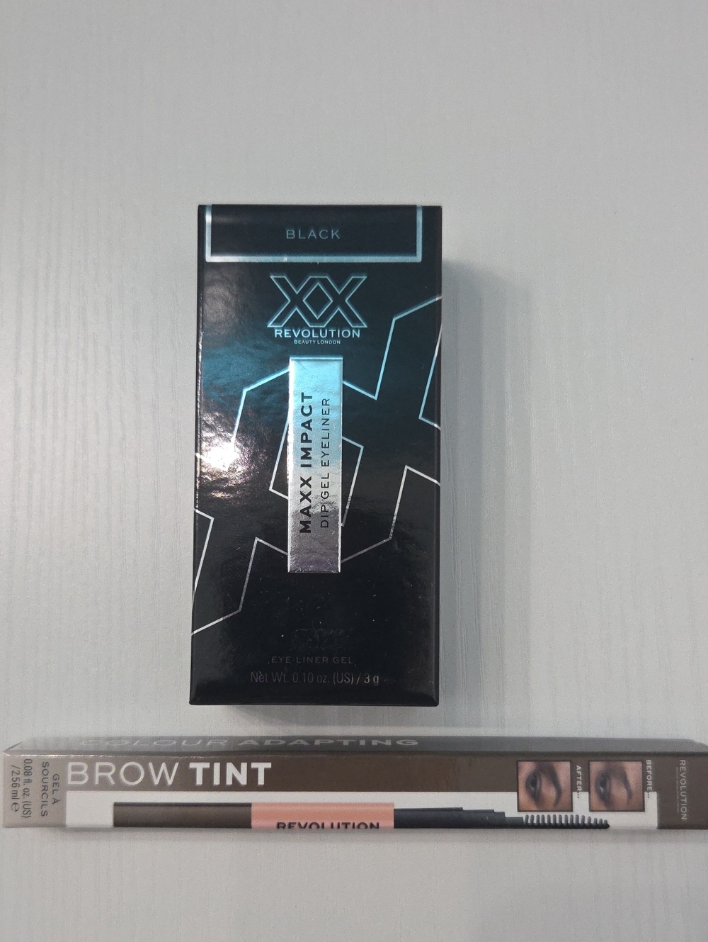 XX Revolution Maxx Impact Dip Gel Eyeliner - Black With Color Adapting Eye Brow